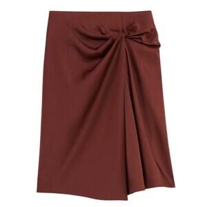 Theory Project Twisted Midi Skirt